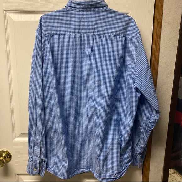 Men’s Southern Tide XL blue checked button down shirt - Picture 2 of 4